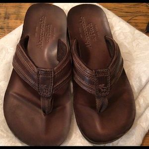 Abercrombie & Fitch Men’s Leather Sandals